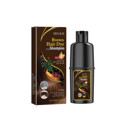 Black Hair Shampoo Series, Gentle, Non-Irritating And Moisturizing Scalp Easily Changing Color Hair Shampoo - Korvel