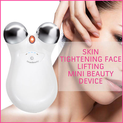 Face Micro Current Household Beauty Instrument Micro Current Second-Generation Beauty Instrument Roller Instrument 3D Lifting And Tightening Facial Beauty Instrument - Korvel