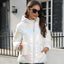 Shiny Surface Cotton Hooded Puffer Jacket