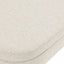 Ottoman Oval Storage Bench Rubber Wood Legs Beige(43.5"x16"x16") - Korvel