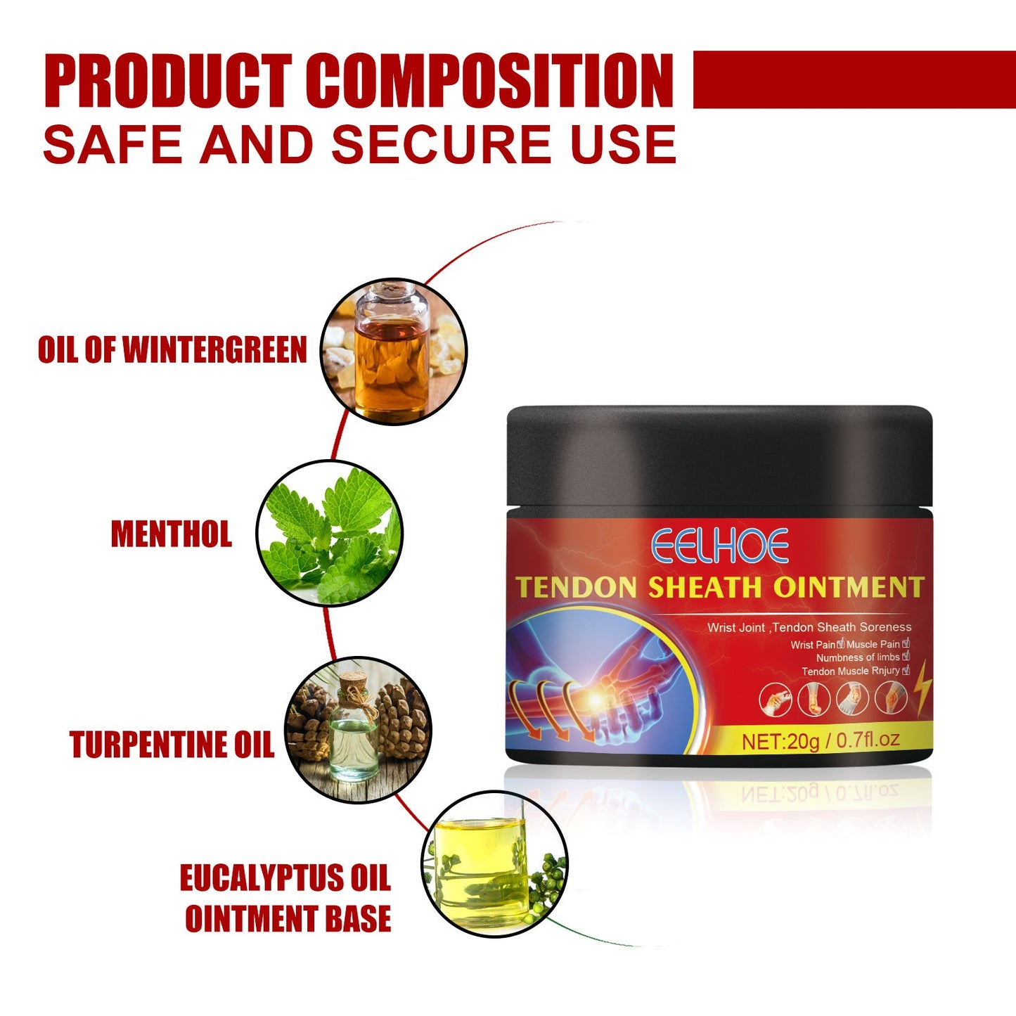 Premium Tendon Care Cream for Joint Discomfort Relief
