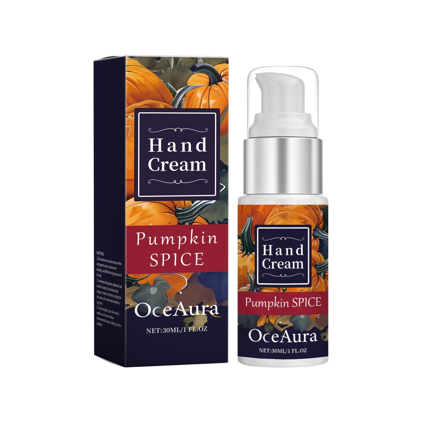 Pumpkin Moisturizing Hand Cream for Soft, Hydrated Hands