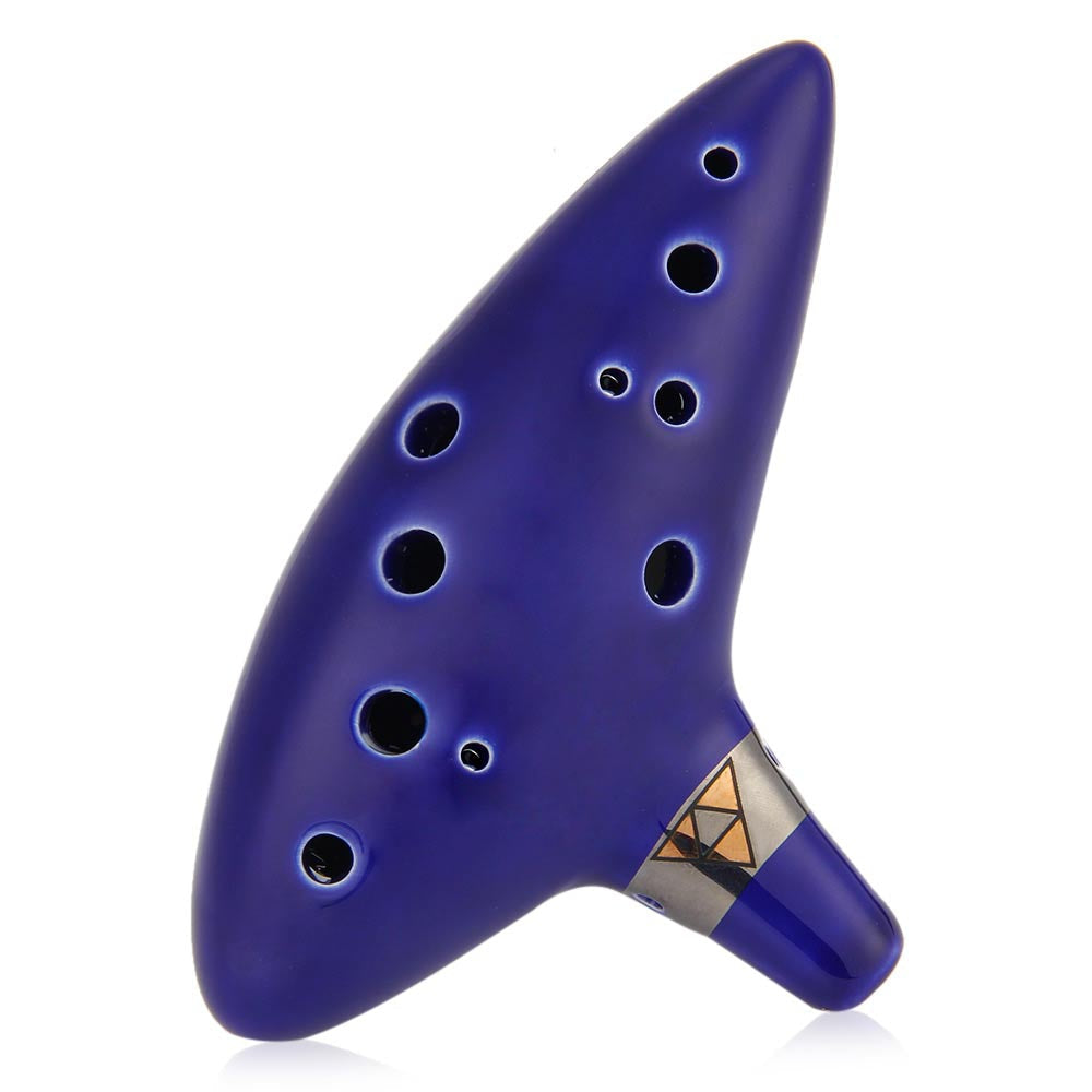 Ocarina Alto C en céramique - 12 trous design Legend of Zelda