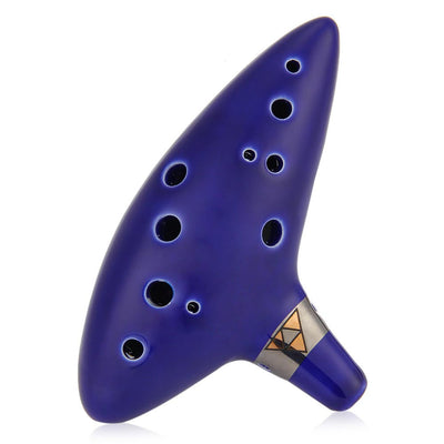 Ceramic Alto C Ocarina - 12 Holes Legend of Zelda Design