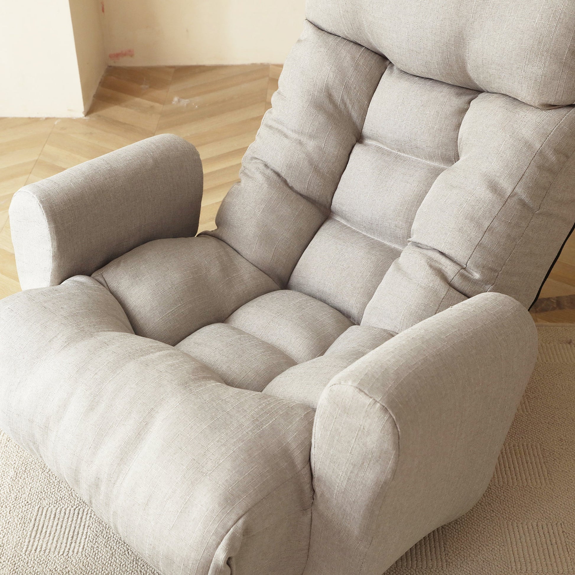 Adjustable head and waist game chair lounge chair in the living room 360 degree rotatable sofa chair - Korvel
