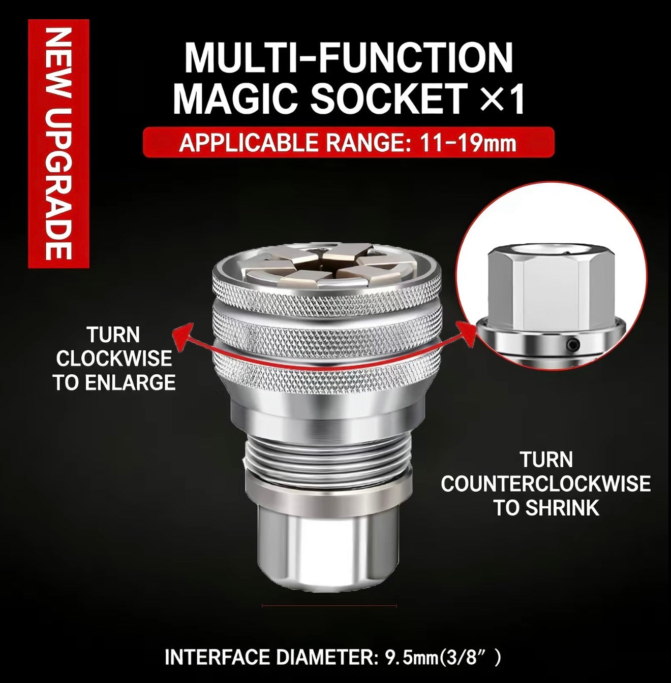 AutoGrip Universal Socket Tool - Versatile All-in-One Solution