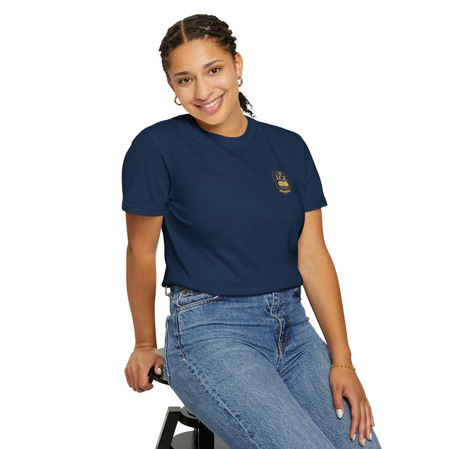 I.C.E. Badge T-Shirt | Institute of Cozy Excellence Tee