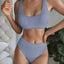 Scoop Neck Wide Strap Two-Piece Swim Set - Korvel