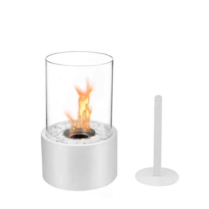 Lampe de cheminée à alcool intérieure élégante pour une ambiance chaleureuse