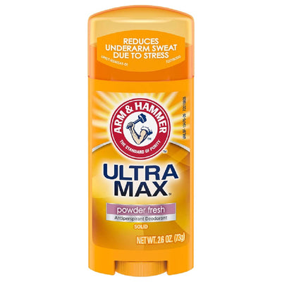 Arm & Hammer Ultra Max Antiperspirant Deodorant, Powder Fresh 2.6 Oz
