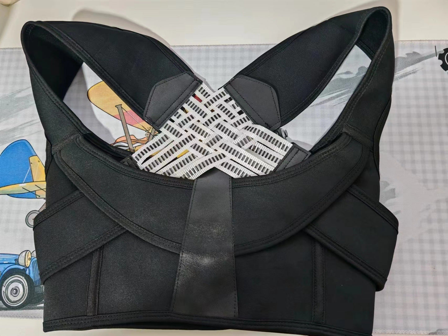 Posture correction belt with strong open back correction Beibejia anti hunchback adult student back support - Korvel