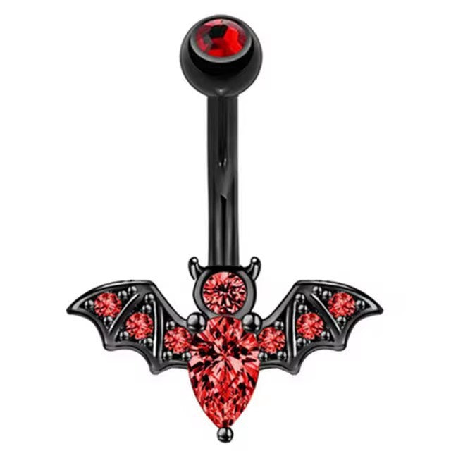 Navel Ring Creative Bat Bee Navel Buckle Navel Ring Body Piercing Jewelry - Korvel