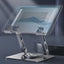 Dual arm support tablet stand with infinite adjustment, rotation, folding, heat dissipation, gaming phone stand - Korvel