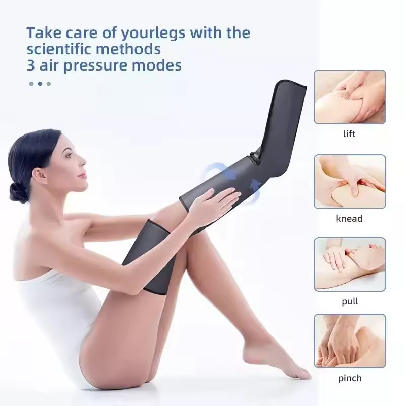 Foot compressed air pressure household electric leg massager air wave leg massager - Korvel