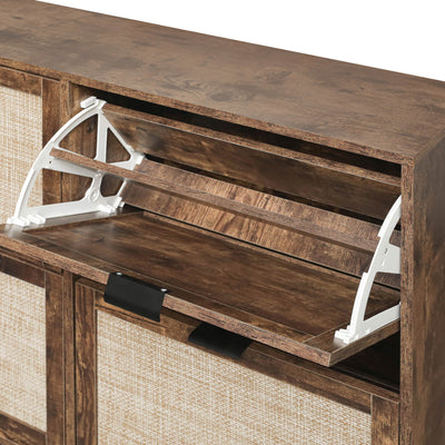 4-Door Freestanding Modern Shoe Rack for Entryway