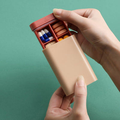 Portable Mini Medicine Box Household Sealed Waterproof Pull Type Tablet Pill Storage Box B2Cshop - Korvel