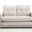 Canapé-lit futon convertible 3 plis - Gris foncé, Gris clair et Beige
