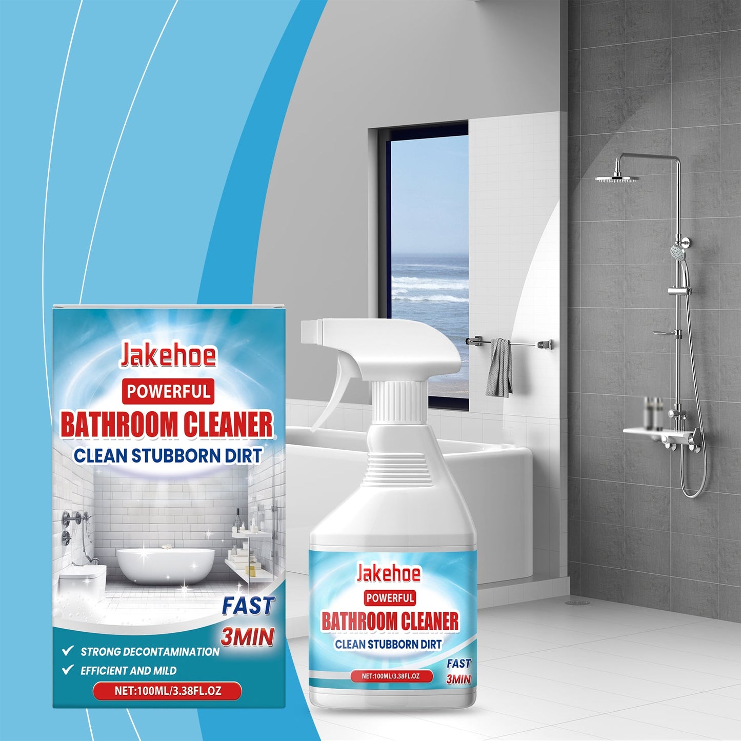 Premium Bathroom Cleaner for Stains and Water Marks