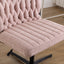 Premium Armless Pink Office Desk Chair