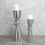 Creative Irregular Resin Candle Holder Living Room Desktop Black White Stripe Candle Holder Decoration Home Candle Container - Korvel