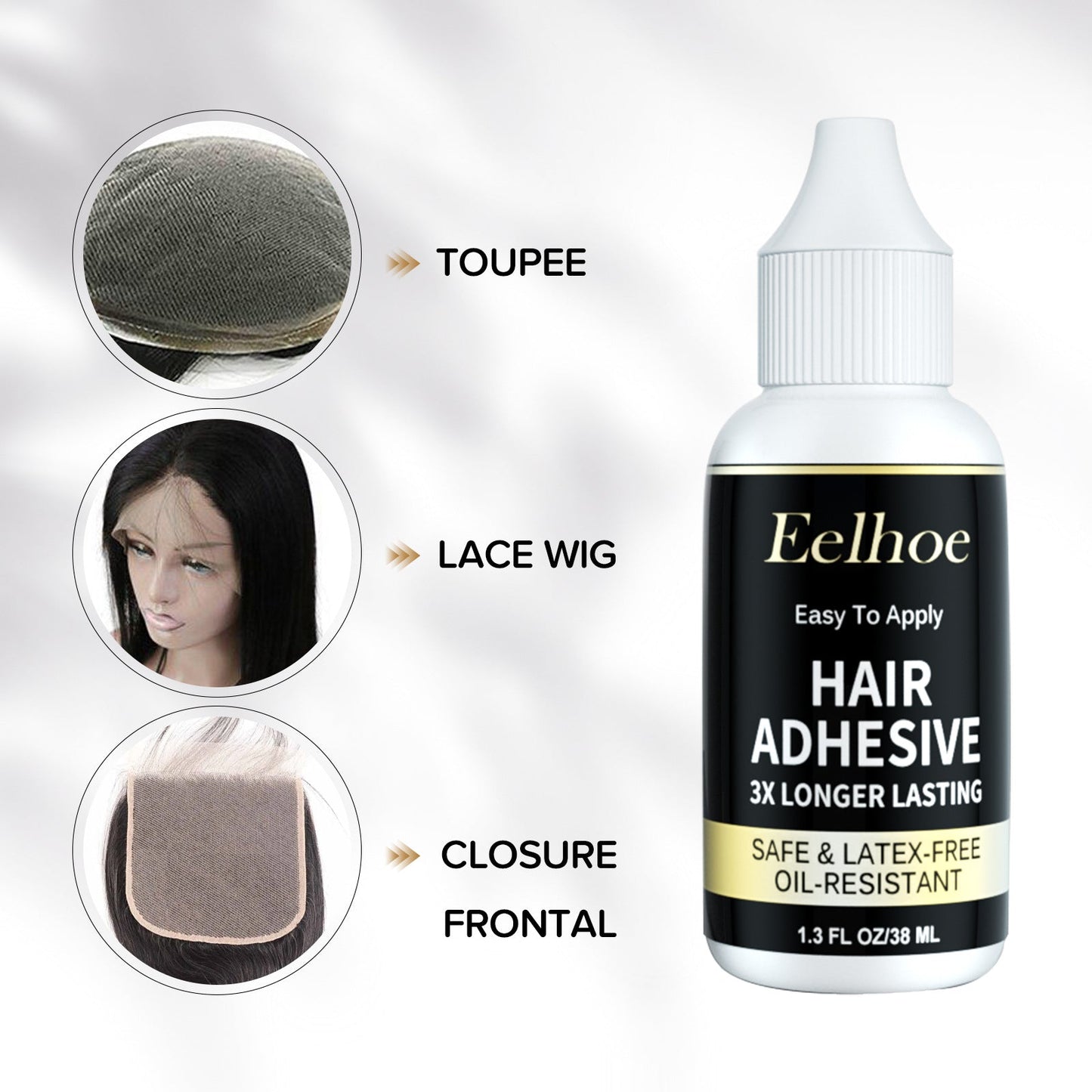 Wig Glue Remove, Skin Invisible Liquid Glue Weave Hair Repair Quickly Remove Hair Block Glue Wig Remove Glue - Korvel