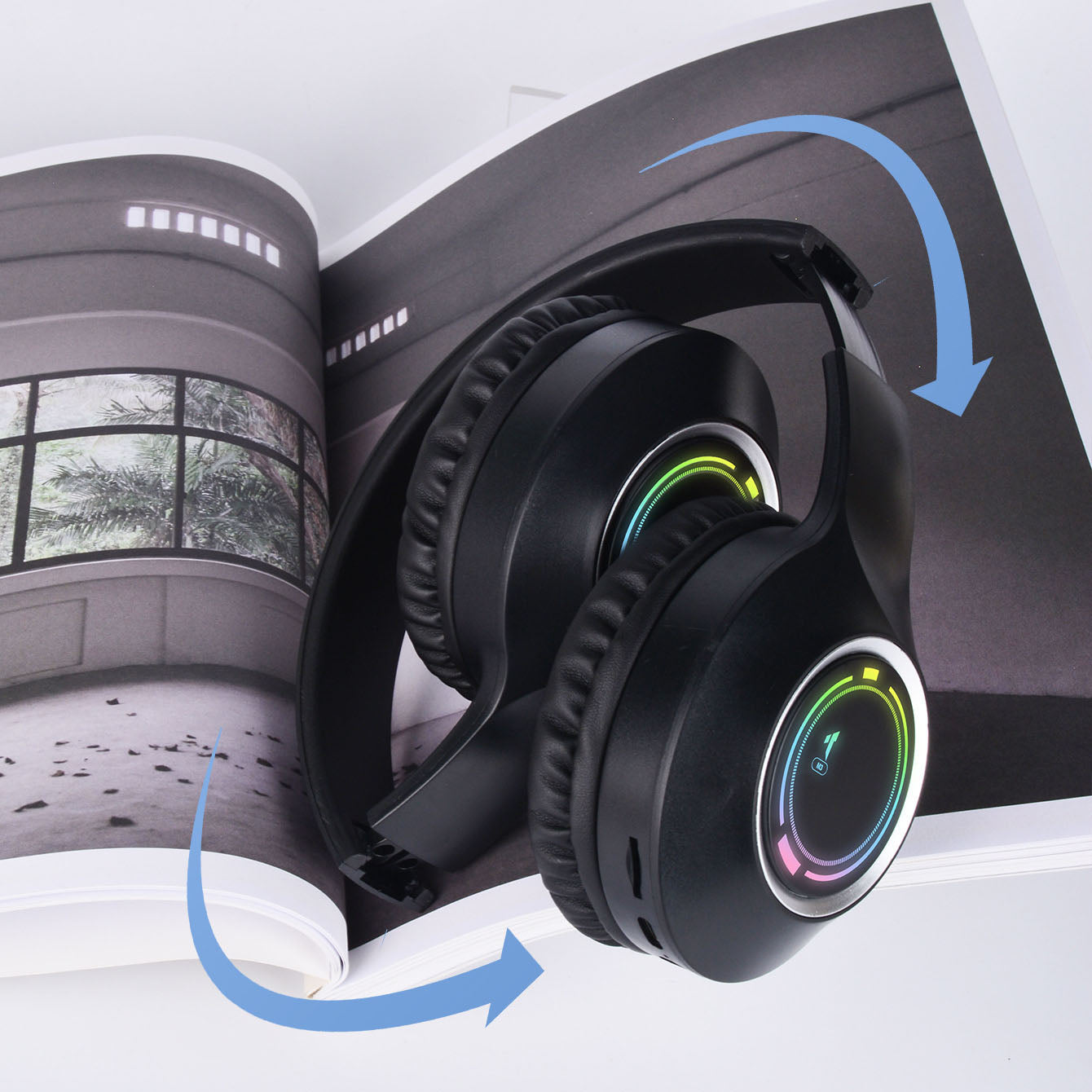 Premium Over-Ear Bluetooth Headphones - Foldable Design