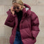 Parka en coton avec capuche amovible et style pour l'hiver