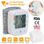 Digital Wrist Blood Pressure Monitor with Memory and LCD Display
