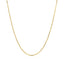 18k Yellow Gold Diamond Cut Cable Link Chain - 1.10 mm