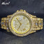 Luxury Men's Watch with 18K Gold Finish