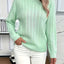 Versatile Fashion Classic Twist Round Neck Sweater