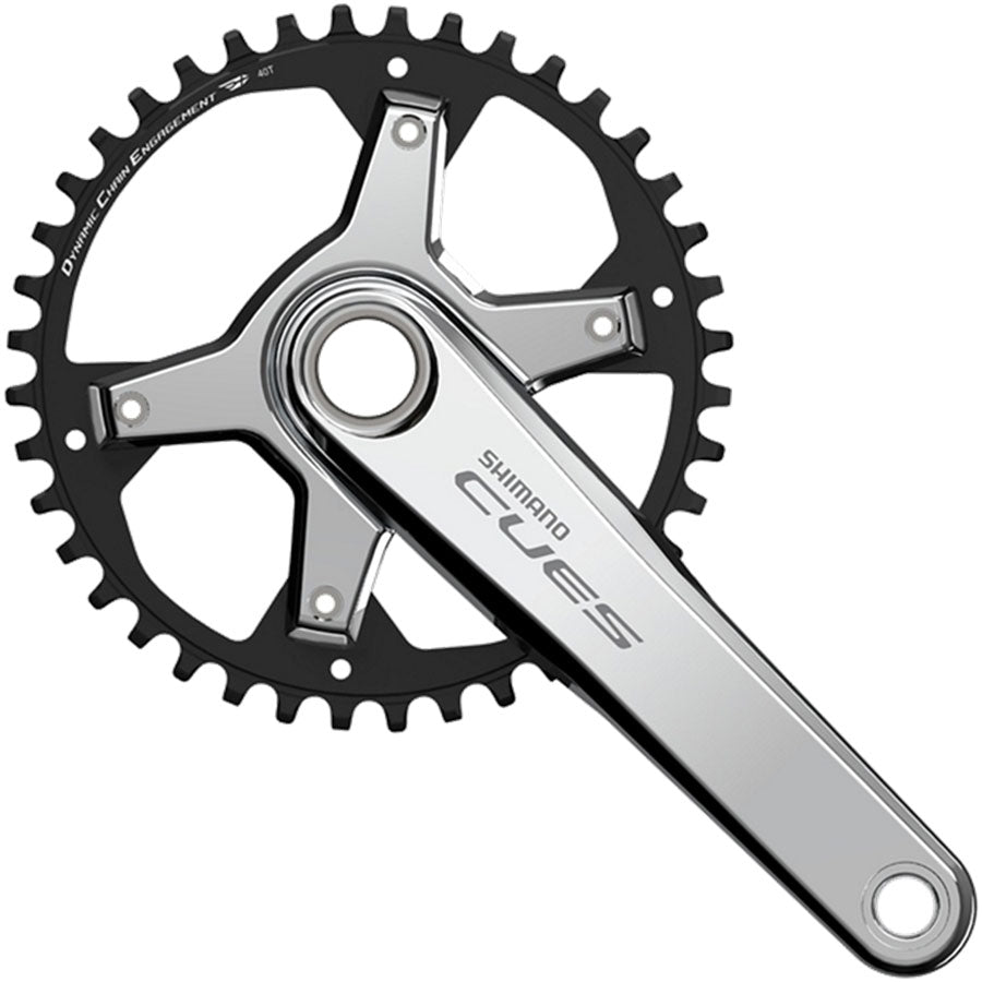 Shimano CUES FC-U6030-1 Pédalier - 172,5 mm 9/10/11 Vitesses 40t Argent