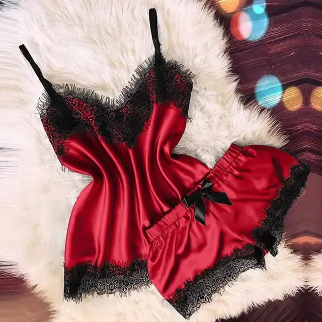 Ensemble de Chemise de Nuit Élégant pour Femmes