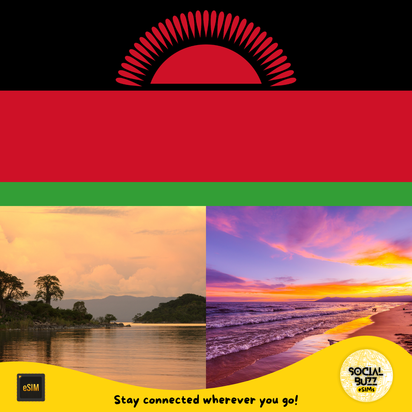 Plan de Datos de Internet eSIM de Malawi