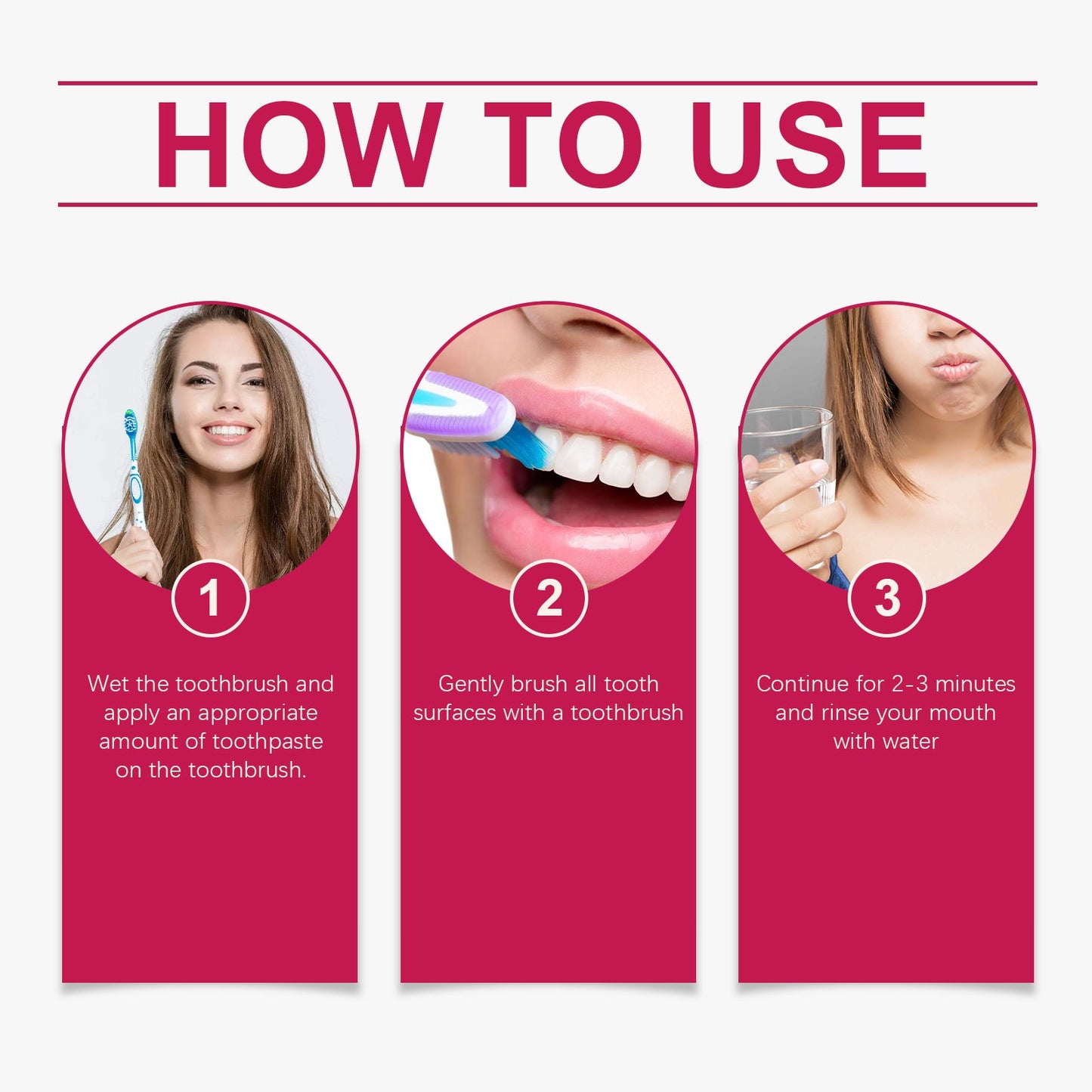 Baking Soda Toothpaste, Mint Fresh Teeth Cleaning Care Brightening Smile Teeth Cleaning Toothpaste - Korvel