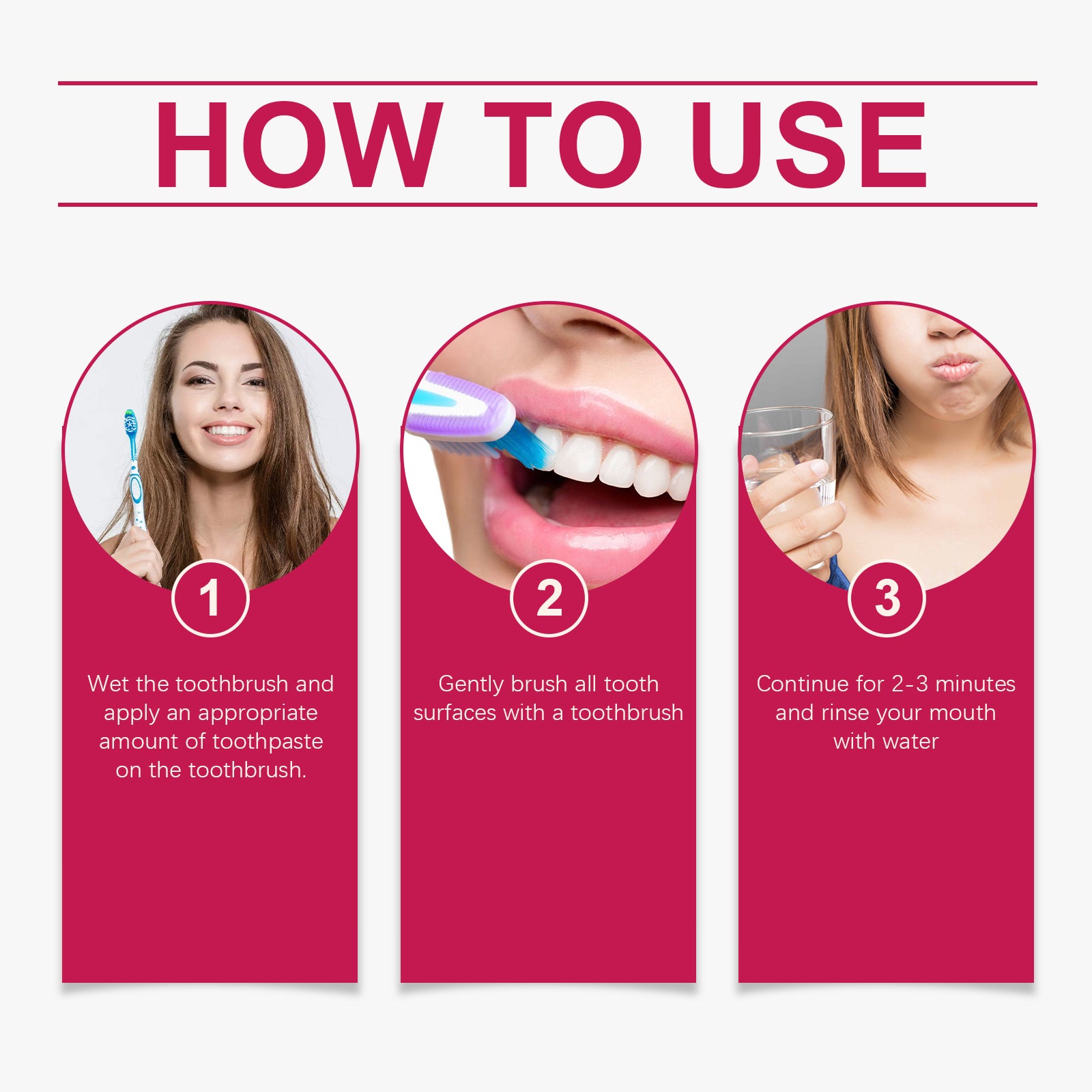 Baking Soda Toothpaste, Mint Fresh Teeth Cleaning Care Brightening Smile Teeth Cleaning Toothpaste - Korvel