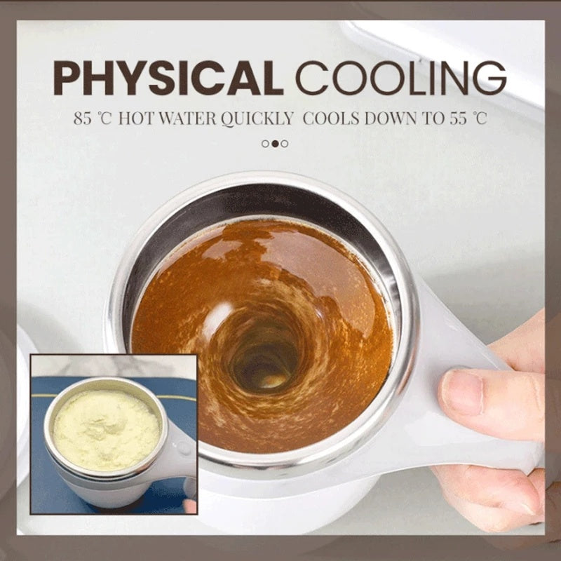 Rechargeable Automatic Stirring Cup for Effortless Beverages