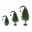 Crooked Neck Christmas Leaves Desktop Ornament