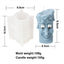 Molde de Silicona para Velas de Expresión Divertida - Caras Felices y Enfadadas