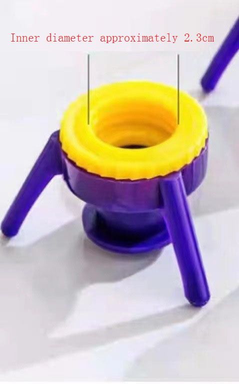 Soporte Multifuncional Invertido para Tapas de Botellas de Productos de Ducha