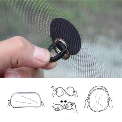 Premium Black Car Sun Shade Set - 2 Pcs