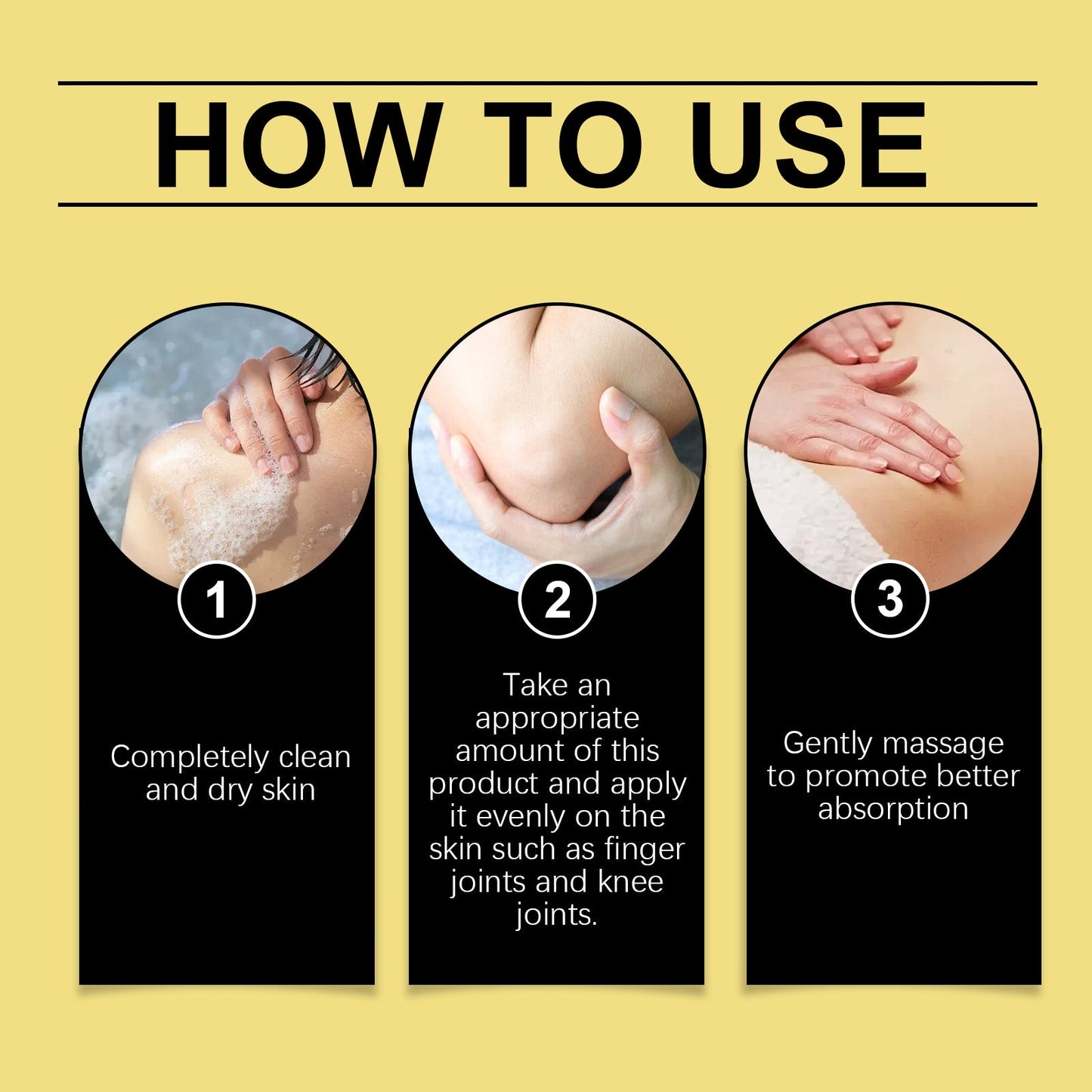 Crème de soin pour les articulations de qualité supérieure pour hydrater et adoucir