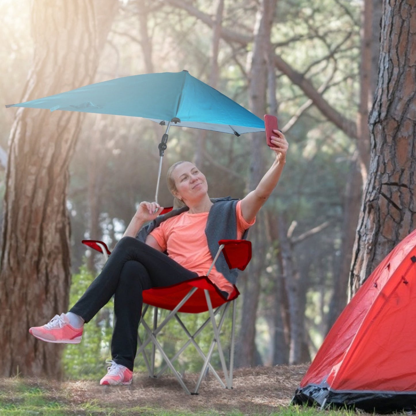 GBruno Foldable Beach Chair with Canopy