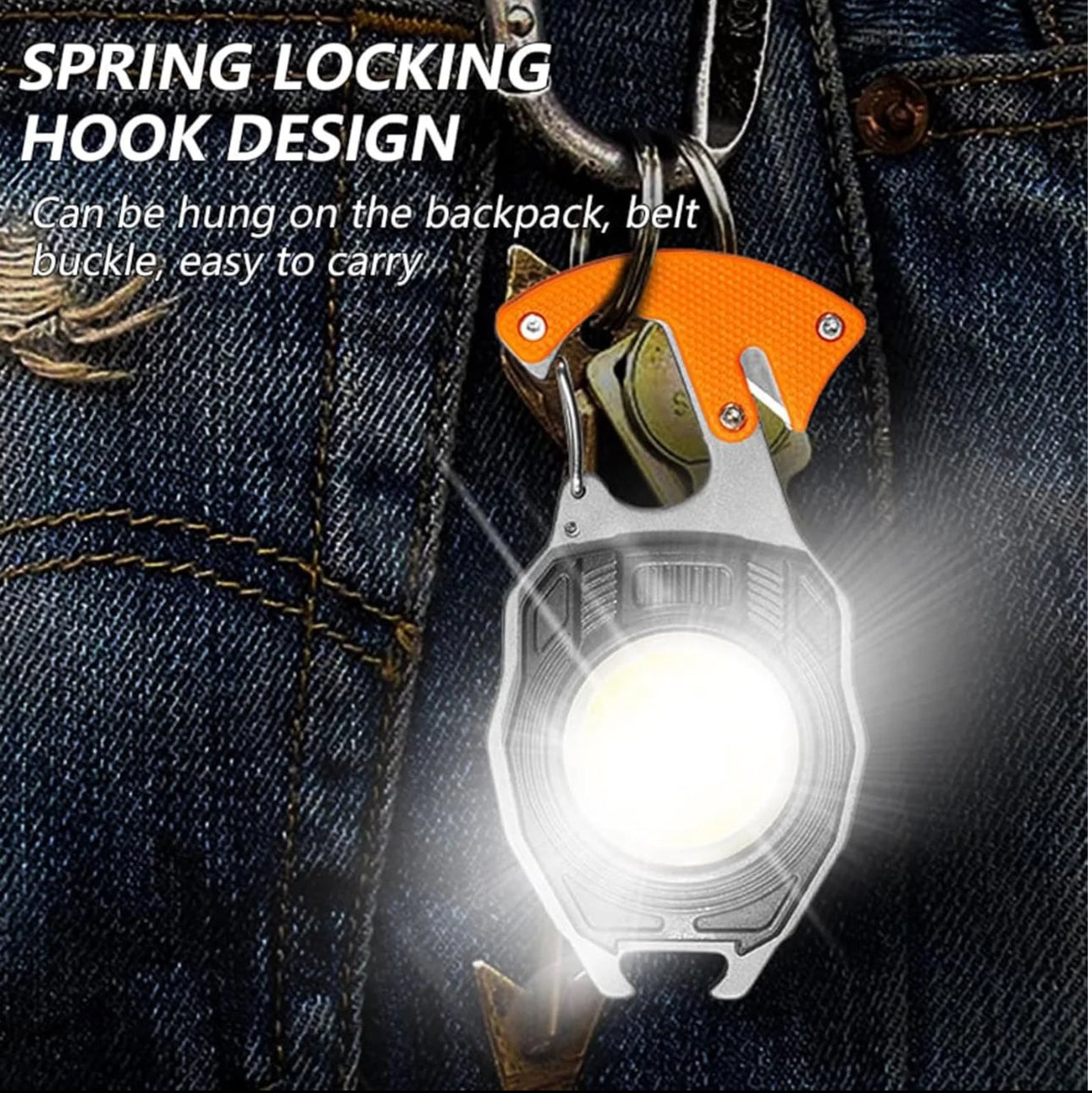 LumiTool Mini Flashlight - Luz Multi-Herramienta Compacta