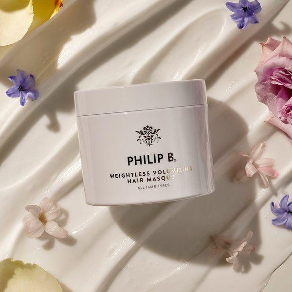 Masque volumisant léger Philip B. pour tous types de cheveux - 8 oz