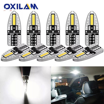 10x T10 LED W5W Car Lights for Honda Civic & More