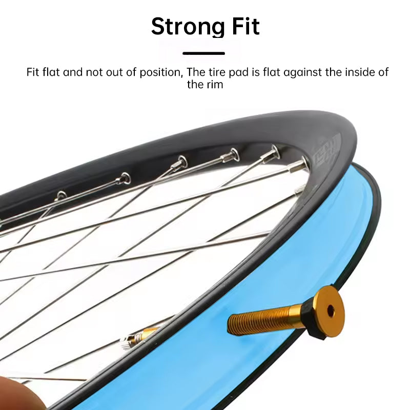Tensilized Strapping Tape for Tubeless Bicycle Rims, 9.14m long, widths of 23/25/27/29/32/34mm, good residue-holding. - Korvel