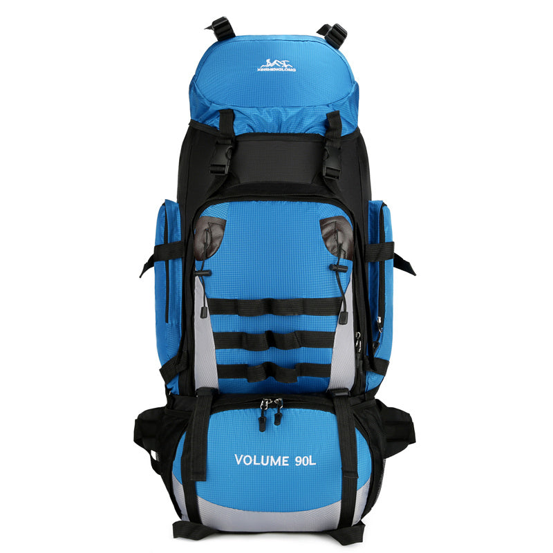 90L Large Capacity Outdoor Travel Backpack For Men, Waterproof And Durable Hiking Bag, Cotton Quilt, Luggage, Work Backpack - Korvel