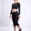 JupiterGear Mid-Rise Capri Fitness Leggings with Pockets