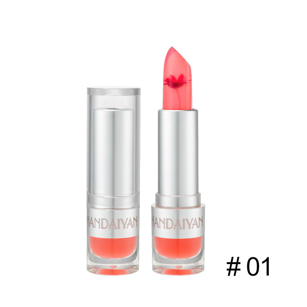 HANDAIYAN Warm Lipstick Flower Color Changing Moisturizing Lipstick Is Not Easy To Fade And Does Not Take Off Makeup - Korvel